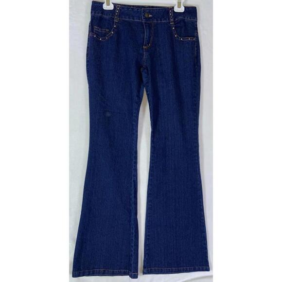Denim - ABAN (Slight Flare) Jeans Pants 7 Womens Denim 32" Waist X 30.5" Inseam DLP-508